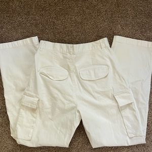 White Cargo Pants